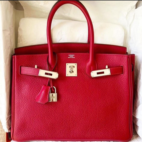 Birkin 30 Rouge Casaque Clemence