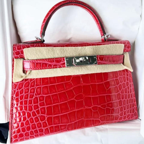 Kelly Mini Rose Extreme Shiny Alligator