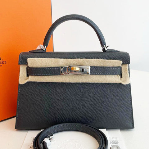 Kelly Mini Ardoise Epsom