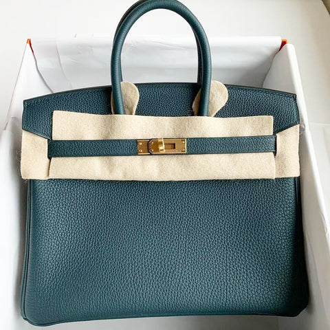 Birkin 25 Vert Cypress Togo
