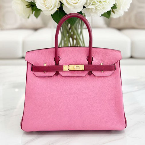 Birkin 30 Rose Lipstick/Rouge Casaque Togo