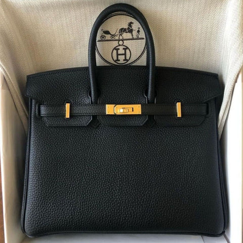 Birkin 25 Black Togo
