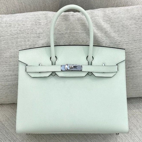 Birkin 30 Sellier Vert Fizz Epsom