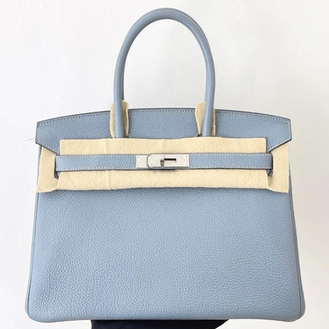 Birkin 30 Blue Lin Togo