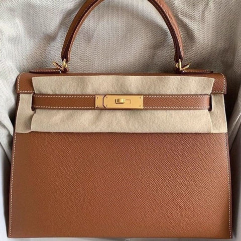 Kelly 28 Sellier Gold Epsom