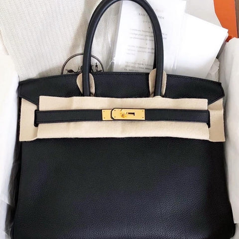 Birkin 30 Black Togo