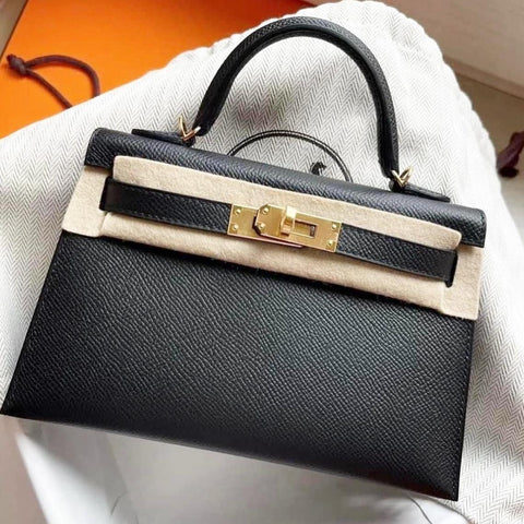 Kelly Mini Black Epsom