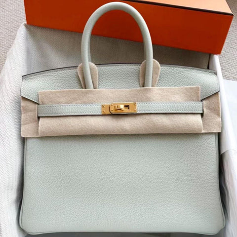 Birkin 25 Gris Neve Togo