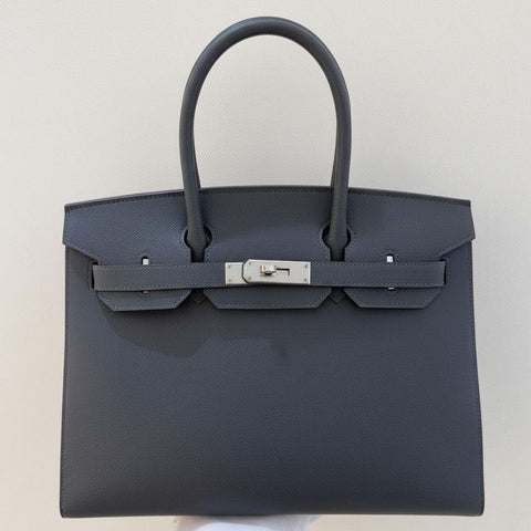 Birkin 30 Sellier Gris Misty Epsom