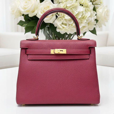 Kelly 25 Rouge Grenat Togo