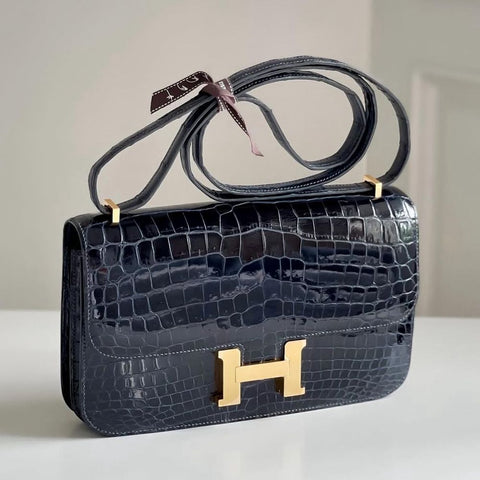 Constance Elan Blue Marine Shiny Niloticus