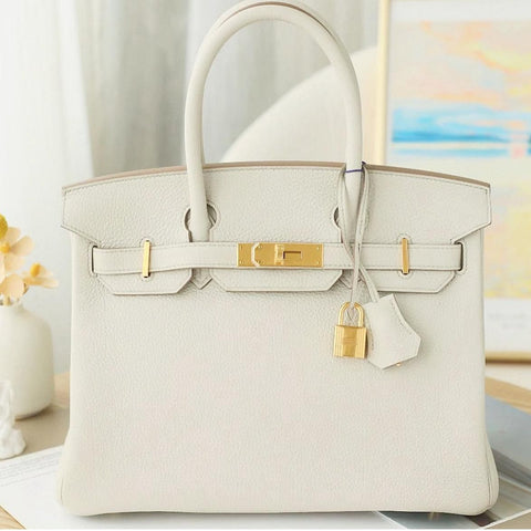 Birkin 30 Craie Clemence
