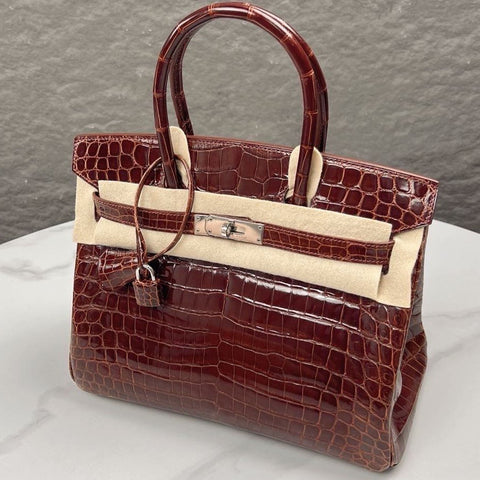 Birkin 30 Miel Shiny Niloticus