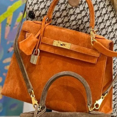 Kelly 25 Sellier Orange Doblis
