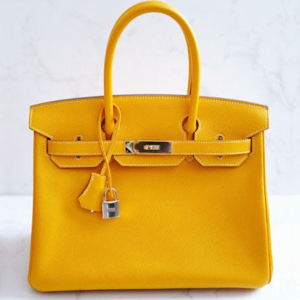 Birkin 30 Candy Jaune d'Or/Orange Epsom