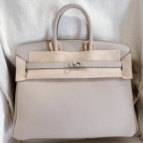 Birkin 25 Gris Tourterelle Togo