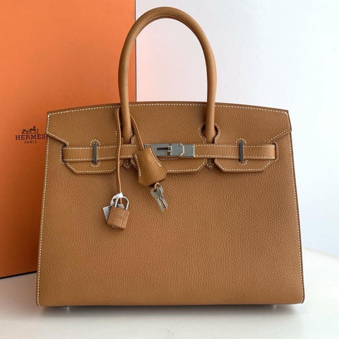 Birkin 30 Sellier Sable Natural