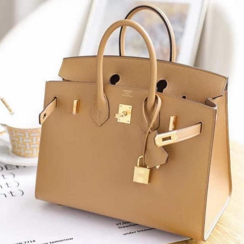 Birkin 25 Sellier Biscuit Epsom