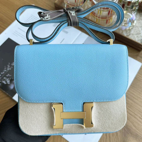 Constance 18 Blue Celeste Epsom
