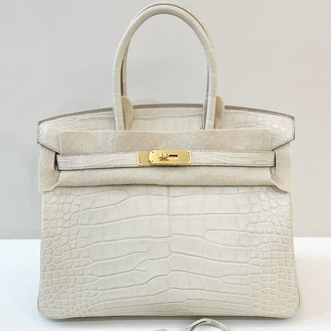 Birkin 30 Beton Matte Alligator