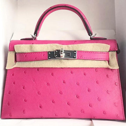 Kelly Mini Rose Tyrien Ostrich