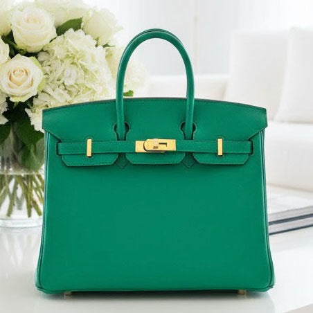 Birkin 25 Vert Vertigo Swift