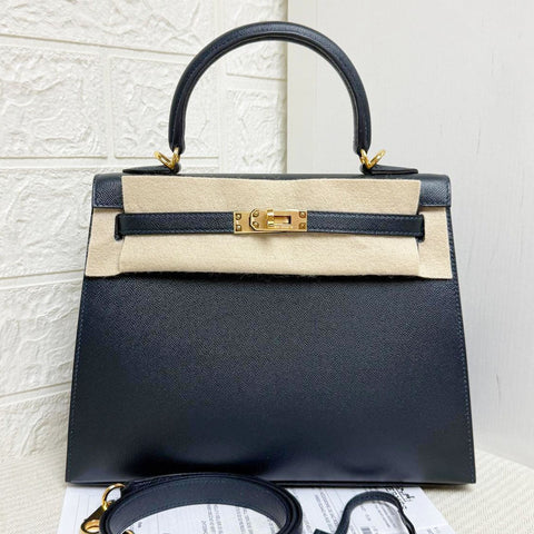 Kelly 25 Sellier Vert Rousseau Madame