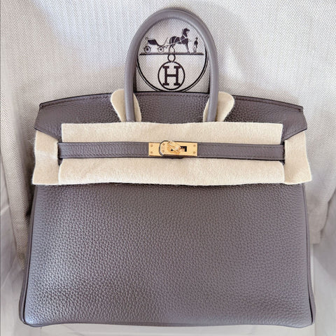 Birkin 25 Etain Togo
