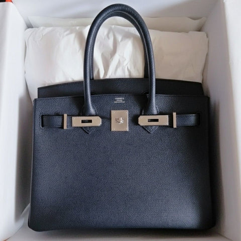 Birkin 30 Blue Indigo Epsom