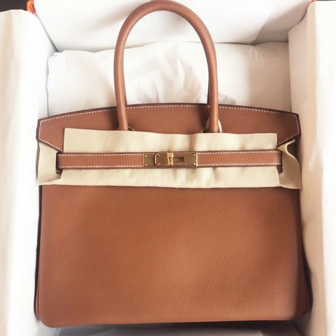 Birkin 30 Fauve Barenia Faubourg