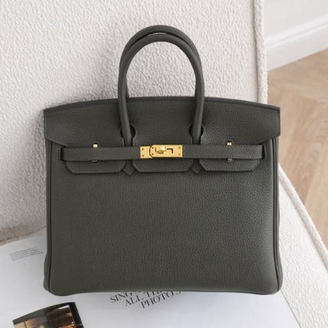 Birkin 25 Vert de Gris Togo