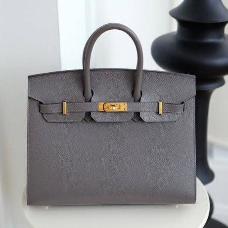 Birkin 25 Sellier Etain Epsom
