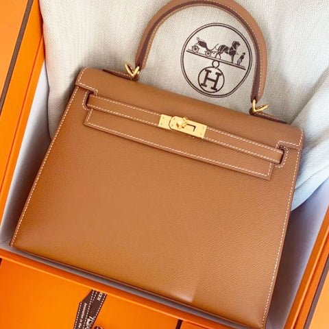 Kelly 25 Sellier Gold Epsom