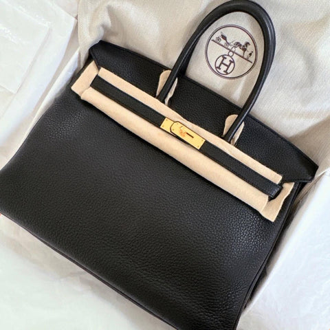 Birkin 35 Black Togo