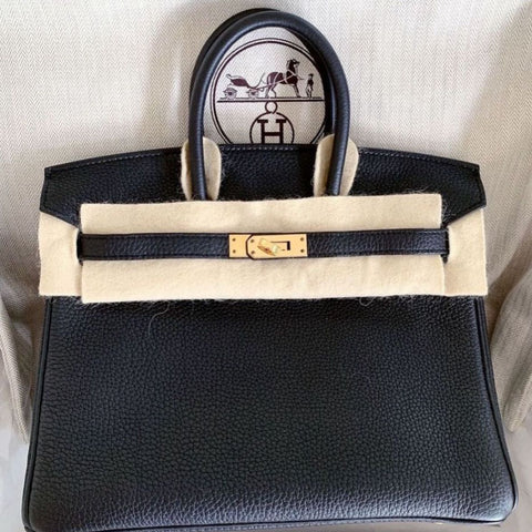 Birkin 25 Black Togo
