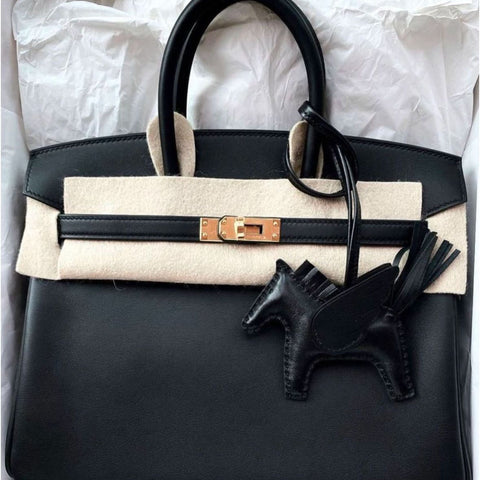 Birkin 25 Black Swift