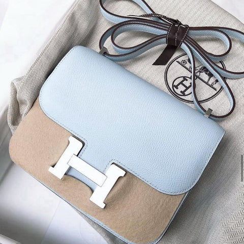 Constance 18 Blue Brume Epsom
