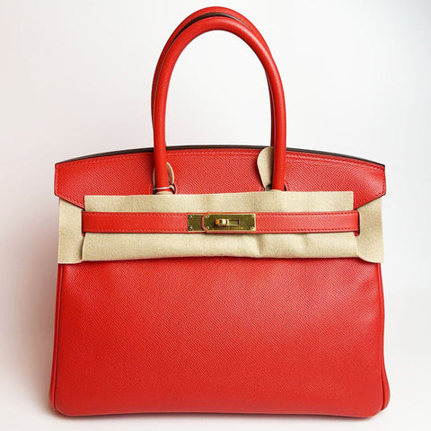Birkin 30 Rouge Tomate Epsom