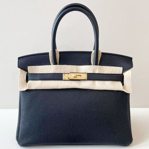 Birkin 30 Black Togo