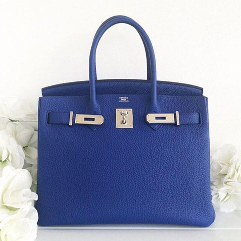 Birkin 30 Blue Zellige Togo