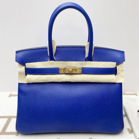 Birkin 30 Blue Electric Epsom