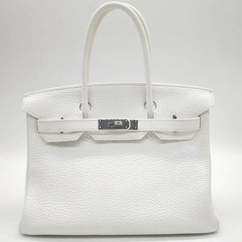 Birkin 30 White Clemence