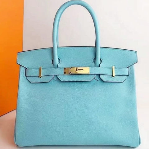 Birkin 30 Blue Atoll Epsom