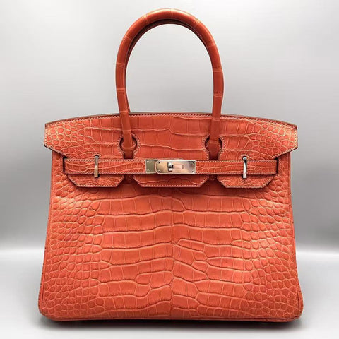 Birkin 30 Poppy Matte Alligator