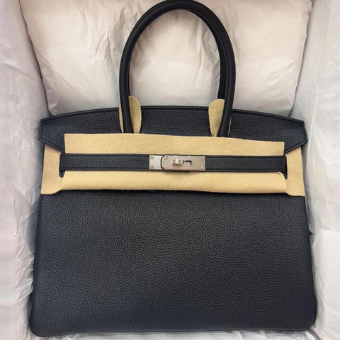 Birkin 30 Black Togo