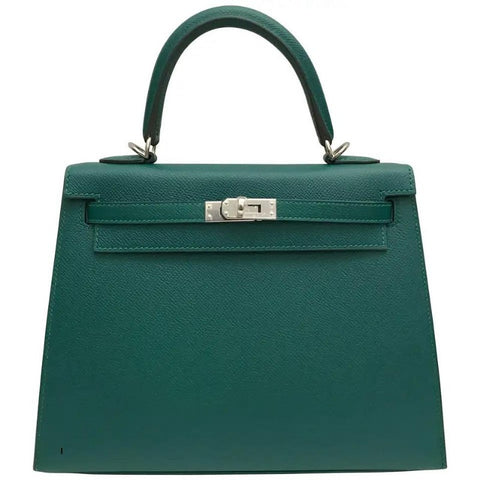 Kelly 25 Sellier Malachite Epsom