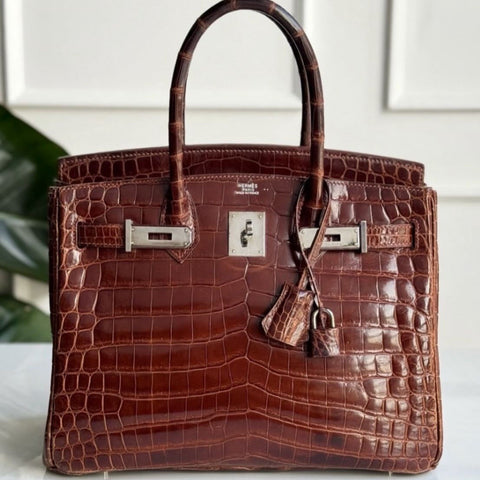 Birkin 30 Miel Shiny Niloticus
