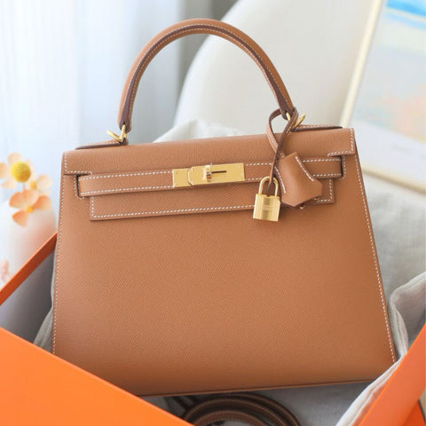 Kelly 28 Sellier Gold Epsom