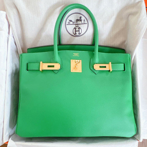 Birkin 30 Bamboo Epsom