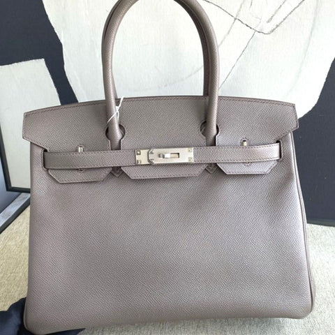 Birkin 30 Etain Epsom